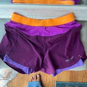 Marmot athletic shorts